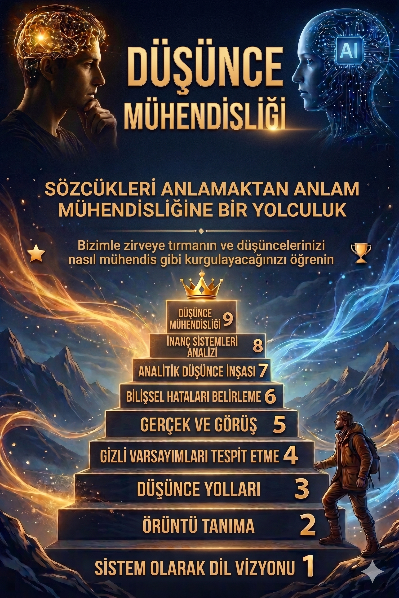 Düşünce Mühendisliği Giriş ve Birinci Aşama Kitap Kapağı